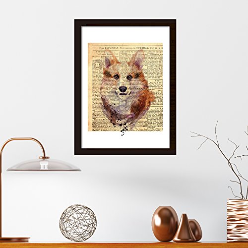 WALPLUS Wandaufkleber Fuchs Zeitung Tier Poster Wandbilder Aufkleber Kunst Wohnzimmer Kindergarten Schule Restaurant Hotel Cafe Büro Dekor Heimdekoration Vinyl, mehrfarbig, 40 x 30 x 0,03 cm WALPLUS Wandaufkleber Fuchs Zeitung Tier Poster Wandbilder Aufkleber Kunst Wohnzimmer Kindergarten Schule Restaurant Hotel Cafe Büro Dekor Heimdekoration Vinyl, mehrfarbig, 40 x 30 x 0,03 cm von WALPLUS