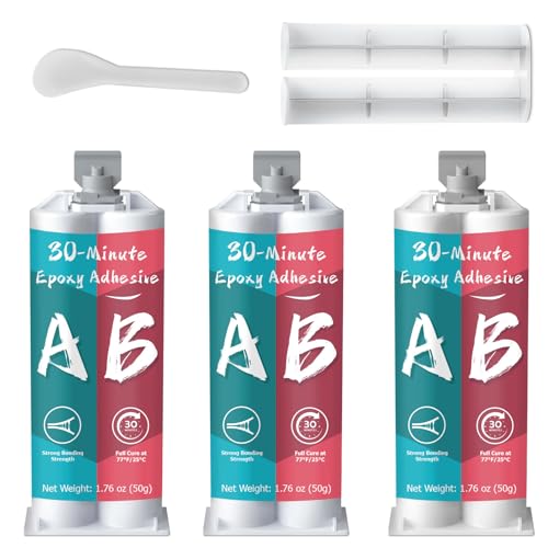 WAN2TLK 30 Minuten Epoxidkleber 150ml, 2 Komponenten Kleber Extra Stark, Langsam Aushärtender Epoxy Kleber zum Kleben und Versiegeln von Metall Kunststoff Keramik Glas Holz - Epoxy Glue WAN2TLK 30 Minuten Epoxidkleber 150ml, 2 Komponenten Kleber Extra Stark, Langsam Aushärtender Epoxy Kleber zum Kleben und Versiegeln von Metall Kunststoff Keramik Glas Holz - Epoxy Glue von WAN2TLK