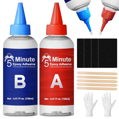 WAN2TLK 5 Minuten Epoxy Kleber 250ml, Zweikomponentenkleber Schnell Aushärtender, 2 komponenten kleber epoxidharz in Transparent, Universalkleber für jede Anwendung WAN2TLK 5 Minuten Epoxy Kleber 250ml, Zweikomponentenkleber Schnell Aushärtender, 2 komponenten kleber epoxidharz in Transparent, Universalkleber für jede Anwendung von WAN2TLK