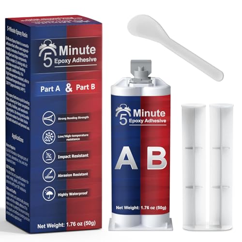WAN2TLK 5 Minuten Epoxidharz Kleber 50ml- 2 Komponenten Kleber in Transparent, Alleskleber Extra Stark zum Kleben und Versiegeln von Metall, Kunststoff, Holz, Glas, Stein, Keramik WAN2TLK 5 Minuten Epoxidharz Kleber 50ml- 2 Komponenten Kleber in Transparent, Alleskleber Extra Stark zum Kleben und Versiegeln von Metall, Kunststoff, Holz, Glas, Stein, Keramik von WAN2TLK