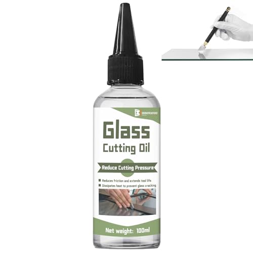 WAN2TLK Glasschneideöl 100ml Professionelle Schneidflüssigkeit für Glasschneider, Glasschneider Öl für verwenden auf Buntglas, Spiegeln und Glasscheiben WAN2TLK Glasschneideöl 100ml Professionelle Schneidflüssigkeit für Glasschneider, Glasschneider Öl für verwenden auf Buntglas, Spiegeln und Glasscheiben von WAN2TLK