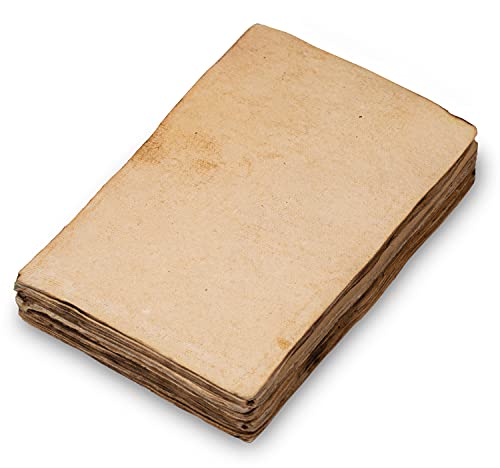 Wanderings Handgefertigte Antike Leere Karten Verbranntem Rustikale Grenze - cm - Packung Mit 50 - Karten Für Ankündigungen, Einladungen, Bastelarbeiten - Dickes 150 gsm von WANDERINGS