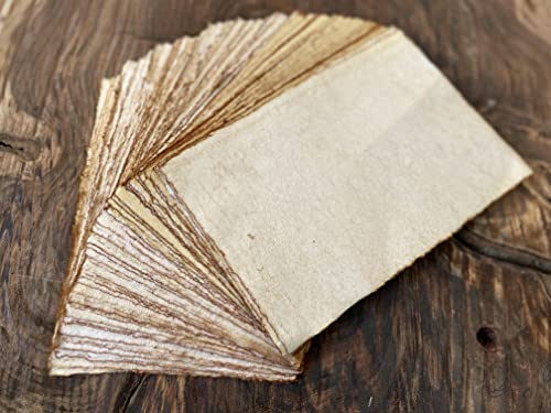 Wanderings 5X9cm Handgemachte Vintage Papier-Packung Mit 25-Aquarell Gemischte Medien-Ideal Für Kunst & Handwerk, Geschenkanhänger, Preisschilder, Tischkarten, Namenskartenthick 150 gsm von WANDERINGS