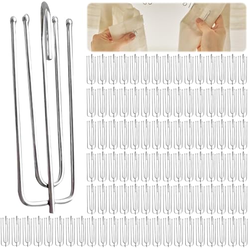 100 Stück Gardinenhaken Metall mit 4 Zinken: WANDGU Edelstahl Vorhänge Haken, Klammer Klemmhaken Gardinenhaken, Zinken Pinch Vorhang Falte Haken für Vorhangringe und Duschvorhänge Gardinen 100 Stück Gardinenhaken Metall mit 4 Zinken: WANDGU Edelstahl Vorhänge Haken, Klammer Klemmhaken Gardinenhaken, Zinken Pinch Vorhang Falte Haken für Vorhangringe und Duschvorhänge Gardinen von WANDGU