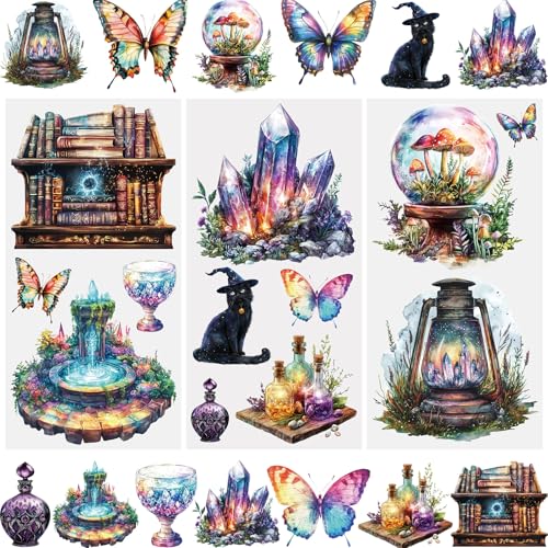 WANDIC 3 Bogen Rub on Transfer Stickers, Der Magische Planet Aufkleber Wand, Wasserdicht, Handarbeiten, Möbel, DIY Kunsthandwerk, Dekorieren für Fotoalbum und Scrapbook, 15 x 30 cm WANDIC 3 Bogen Rub on Transfer Stickers, Der Magische Planet Aufkleber Wand, Wasserdicht, Handarbeiten, Möbel, DIY Kunsthandwerk, Dekorieren für Fotoalbum und Scrapbook, 15 x 30 cm von WANDIC