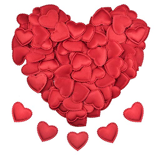 WANDIC Herz-Konfetti-Stoff, 400 Stück, Herz-Schwamm, Blütenblätter, Dekoration, Herz, Konfetti, Schwamm, Tischstreuung, für Valentinstag, Dating, Hochzeit, Festival, Rot WANDIC Herz-Konfetti-Stoff, 400 Stück, Herz-Schwamm, Blütenblätter, Dekoration, Herz, Konfetti, Schwamm, Tischstreuung, für Valentinstag, Dating, Hochzeit, Festival, Rot von WANDIC