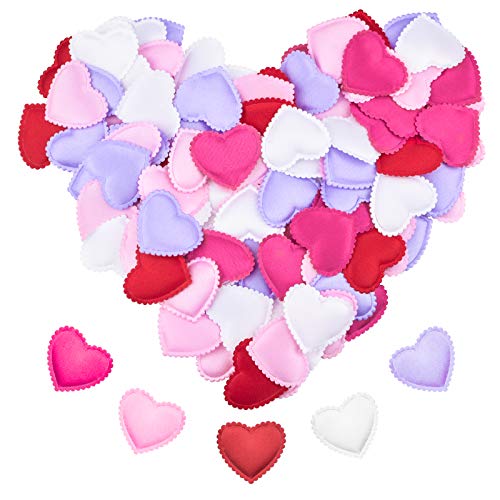 WANDIC Herz-Konfetti-Stoff, 400 Stück, Herz-Schwamm, Blütenblätter, Dekoration, Valentinstag, Hochzeit, Festival, bunt WANDIC Herz-Konfetti-Stoff, 400 Stück, Herz-Schwamm, Blütenblätter, Dekoration, Valentinstag, Hochzeit, Festival, bunt von WANDIC