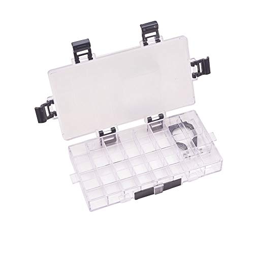 WANDIC Palette Box, 1 Stück mit 24 Mulden, leer, luftdichter Farbbehälter für Aquarellfarben, Gouache und Ölmalerei, Acryl WANDIC Palette Box, 1 Stück mit 24 Mulden, leer, luftdichter Farbbehälter für Aquarellfarben, Gouache und Ölmalerei, Acryl von WANDIC