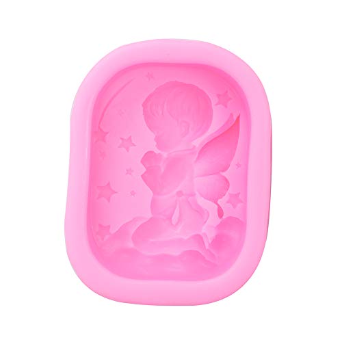 WANDIC Seifen-Silikonform, 1 Stück, Engel, Engel, Junge, Seife, Silikonform, für selbstgemachte Sope-Bastelprojekte WANDIC Seifen-Silikonform, 1 Stück, Engel, Engel, Junge, Seife, Silikonform, für selbstgemachte Sope-Bastelprojekte von WANDIC