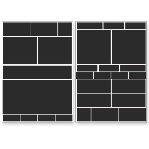 Wandkings Etiketten aus Tafelfolie, 30 selbstklebende Sticker, 2 DIN A4 Bögen, schwarz Wandkings Etiketten aus Tafelfolie, 30 selbstklebende Sticker, 2 DIN A4 Bögen, schwarz von WANDKINGS