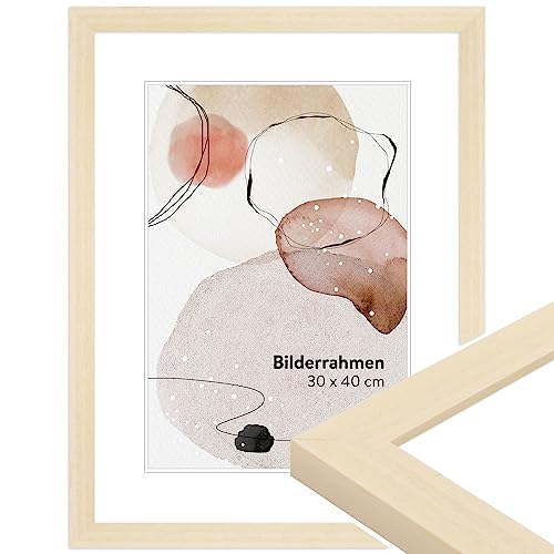 WANDStyle Bilderrahmen Natur 13x18 cm aus Holz im Stil Modern mit Aufsteller und Aufhänger, Fotorahmen Made in Germany - H430 WANDStyle Bilderrahmen Natur 13x18 cm aus Holz im Stil Modern mit Aufsteller und Aufhänger, Fotorahmen Made in Germany - H430 von WANDStyle