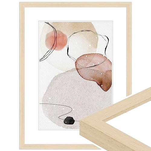 WANDStyle Bilderrahmen Natur DIN A4 21x29,7 cm aus Holz im Stil Modern zum Aufhängen, Posterrahmen Made in Germany, ideal für Urkunde - H950 WANDStyle Bilderrahmen Natur DIN A4 21x29,7 cm aus Holz im Stil Modern zum Aufhängen, Posterrahmen Made in Germany, ideal für Urkunde - H950 von WANDStyle