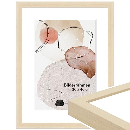 WANDStyle Bilderrahmen Natur DIN A4 21x29,7 cm aus Holz im Stil Modern zum Aufhängen, Posterrahmen Made in Germany, ideal für Urkunde - H960 WANDStyle Bilderrahmen Natur DIN A4 21x29,7 cm aus Holz im Stil Modern zum Aufhängen, Posterrahmen Made in Germany, ideal für Urkunde - H960 von WANDStyle