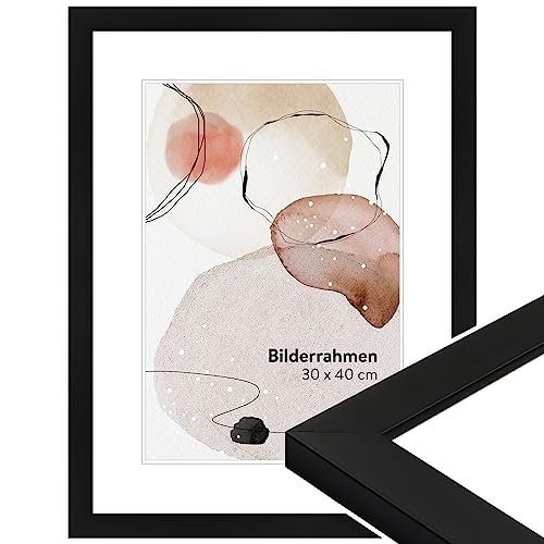 WANDStyle Bilderrahmen Schwarz 50x70 cm aus Holz im Stil Modern zum Aufhängen, Posterrahmen Made in Germany - H430 WANDStyle Bilderrahmen Schwarz 50x70 cm aus Holz im Stil Modern zum Aufhängen, Posterrahmen Made in Germany - H430 von WANDStyle