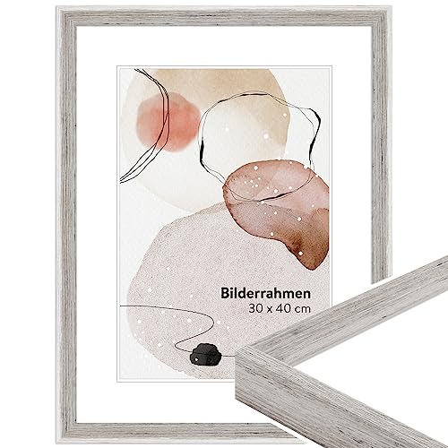 WANDStyle Bilderrahmen Weiß 10x15 cm aus Holz im Vintage-Stil mit Aufsteller und Aufhänger, Fotorahmen Made in Germany - H790 WANDStyle Bilderrahmen Weiß 10x15 cm aus Holz im Vintage-Stil mit Aufsteller und Aufhänger, Fotorahmen Made in Germany - H790 von WANDStyle