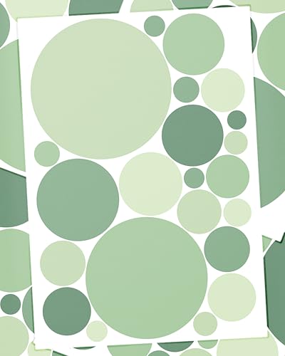 WANDfee Wandtattoo Punkte I pastell grün I Wandsticker Wandaufkleber Wanddeko für Kinderzimmer Babyzimmer Mädchen Junge von WANDfee