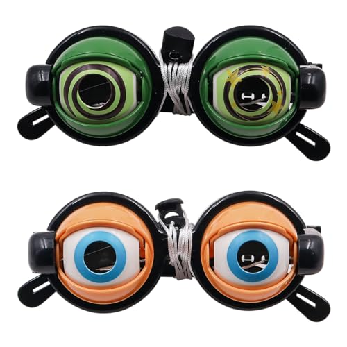 WANGCL 2 lustige Brillen, Spielzeug, Partybrille, große Augen, für Kostümzubehör und Foto-Requisiten WANGCL 2 lustige Brillen, Spielzeug, Partybrille, große Augen, für Kostümzubehör und Foto-Requisiten von WANGCL