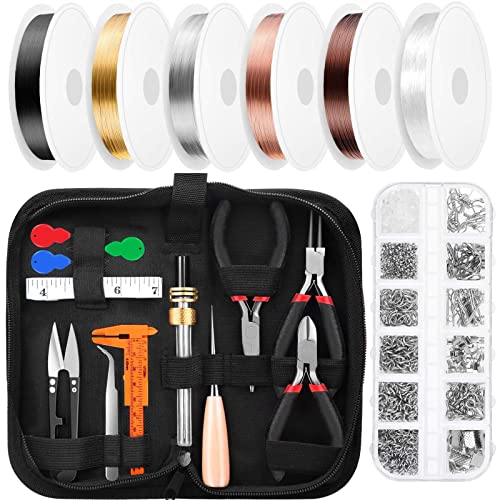 WANGCL Schmuckherstellung Werkzeuge Set Schmuckzange Schmuckwerkzeuge für die Herstellung von Armbändern Ohrringen Schmuck Fundstücke für DIY Handarbeit WANGCL Schmuckherstellung Werkzeuge Set Schmuckzange Schmuckwerkzeuge für die Herstellung von Armbändern Ohrringen Schmuck Fundstücke für DIY Handarbeit von WANGCL