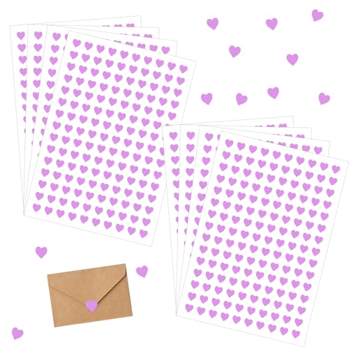 1200 Stück Heart Stickers, Mini Stickers Liebe, Sticker Herzen Kleine, Selbstklebend Sticker Liebe, für Geschenkverpackungen Geschenke, Umschlagsiegel Dekoration, DIY Scrapbooking(Rosa) 1200 Stück Heart Stickers, Mini Stickers Liebe, Sticker Herzen Kleine, Selbstklebend Sticker Liebe, für Geschenkverpackungen Geschenke, Umschlagsiegel Dekoration, DIY Scrapbooking(Rosa) von WANGENPING