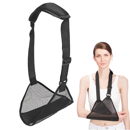 WANGENPING Medizinische Schulterschlinge aus Netzstoff, Einstellbar Armschlaufe mit Atmungsaktivem Mes, Armschlinge Schulter zum Duschen, für Gebrochenes Handgelenk, Ellbogen, Arm WANGENPING Medizinische Schulterschlinge aus Netzstoff, Einstellbar Armschlaufe mit Atmungsaktivem Mes, Armschlinge Schulter zum Duschen, für Gebrochenes Handgelenk, Ellbogen, Arm von WANGENPING
