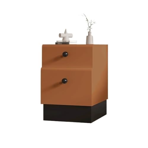 WANGHAI-666 Kommode Nachttisch aus Holz for Zuhause, Schlafzimmer, Gästezimmer, klein, schmal, seitlich, Mezzanine-Schrank, schlicht, Braun(Klein) von WANGHAI-666