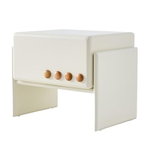 WANGHAI-666 Kommode Weißer moderner minimalistischer Nachttisch aus Holz for Schlafzimmer, Schrank, Wohnzimmer, Sofa, Beistelltisch WANGHAI-666 Kommode Weißer moderner minimalistischer Nachttisch aus Holz for Schlafzimmer, Schrank, Wohnzimmer, Sofa, Beistelltisch von WANGHAI-666