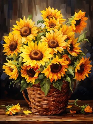Diamond Painting Sonnenblume 5D Diamond Painting Erwachsene Groß 60x80cm, DIY Diamant Painting Bilder Rustikal Bastelset Erwachsene, Dimond Painting Set für Home Wand Dekoration Geschenk -YZ1000 Diamond Painting Sonnenblume 5D Diamond Painting Erwachsene Groß 60x80cm, DIY Diamant Painting Bilder Rustikal Bastelset Erwachsene, Dimond Painting Set für Home Wand Dekoration Geschenk -YZ1000 von WANGLLPGY