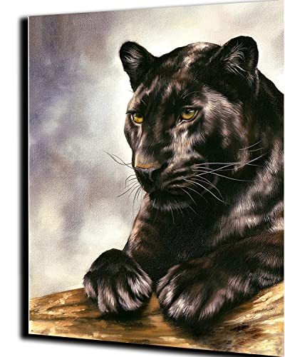 WANGMAOMAO Malen nach Zahlen Kits für Erwachsene Kinder animal panther mit Pinseln und Acryl DIY Leinwand Malerei Geschenke Kinderspielzeug Wandkunst Dekoration 16x20 Zoll -mit Rahmen WANGMAOMAO Malen nach Zahlen Kits für Erwachsene Kinder animal panther mit Pinseln und Acryl DIY Leinwand Malerei Geschenke Kinderspielzeug Wandkunst Dekoration 16x20 Zoll -mit Rahmen von WANGMAOMAO