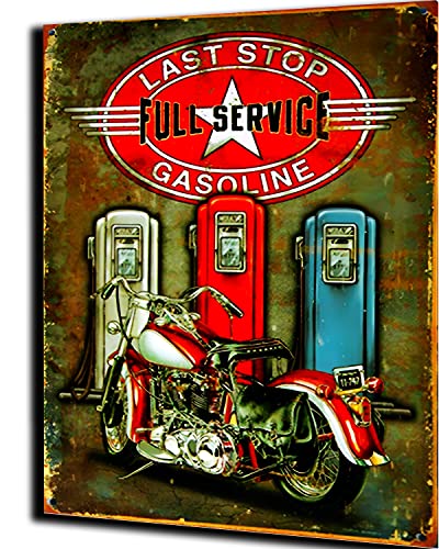 WANGMAOMAO Malen nach Zahlen für Erwachsene Kinder Motorrad Tankstelle 16x20 Zoll Leinen Leinwand Acryl DIY Number Painting Kits Wandkunst Dekor Geschenke -mit Rahmen von WANGMAOMAO