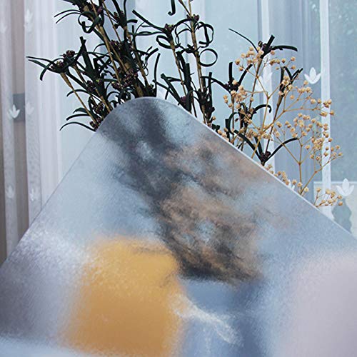 WANGTIAN Transparente Tischdecke aus weichem Glas, äußerst strapazierfähiger, durchsichtiger Tischschutz, Matter PVC-Tischschutz, auslaufsichere Abdeckmatte, für Couchtisch, Esstisch, Schreibtisch (6 von WANGTIAN