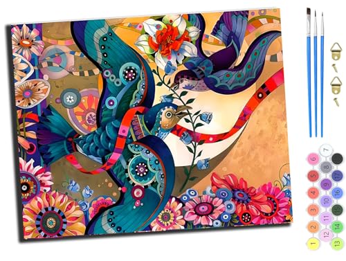 WANGXIAO DIY Ölgemälde Malen nach Zahlen Erwachsene Kinder,40x50cm Handgemalte Geschenke Zahlenmalerei ab 5 Öl Wandkunst Haus Dekoration malen,schlucken Tier,mit Rahmen WANGXIAO DIY Ölgemälde Malen nach Zahlen Erwachsene Kinder,40x50cm Handgemalte Geschenke Zahlenmalerei ab 5 Öl Wandkunst Haus Dekoration malen,schlucken Tier,mit Rahmen von WANGXIAO