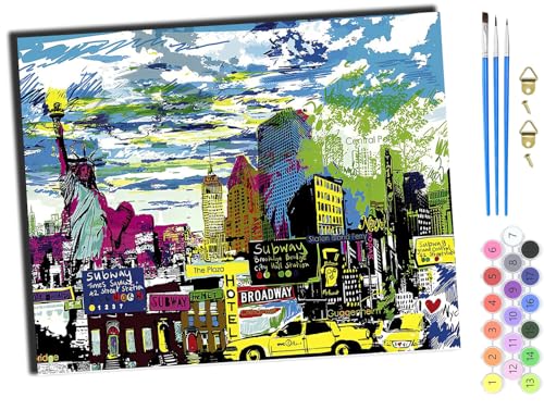 WANGXIAO Malen nach Zahlen Erwachsene,DIY Handgemalt Ölgemälde Kit,40x50 cm,Paint by Numbers Adult Mit 3,Pinseln und Acrylfarbe leinwand Kit,Stadtbild Leinster,mit Rahmen WANGXIAO Malen nach Zahlen Erwachsene,DIY Handgemalt Ölgemälde Kit,40x50 cm,Paint by Numbers Adult Mit 3,Pinseln und Acrylfarbe leinwand Kit,Stadtbild Leinster,mit Rahmen von WANGXIAO