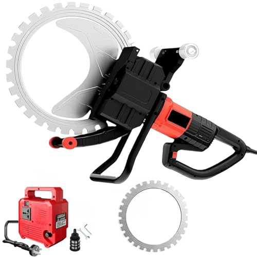 41cm/52cm/60cm Beton Ringsäge, Betonsäge, Bürstenloser Motor mit 8900W, Nasswasserversorgung, Staubunterdrückung, Betonwand-Rillensäge (Schnitttiefe 30-50 cm), FüR Granit, Beton,30cmCuttingDepth von WANGYYDS
