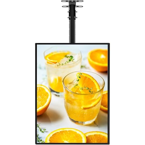 Ultraflacher LED-Leuchtkasten Mit Schnapprahmen Und Wandmontierte Werbetafel, Wandmontierte Werbetafel Mit Einem Schmalen Leuchtkasten Mit Schnapprahmen Für Cafés, Geschäfte 37.1×63.3cm/14.6×24.9in von WANGYYDS