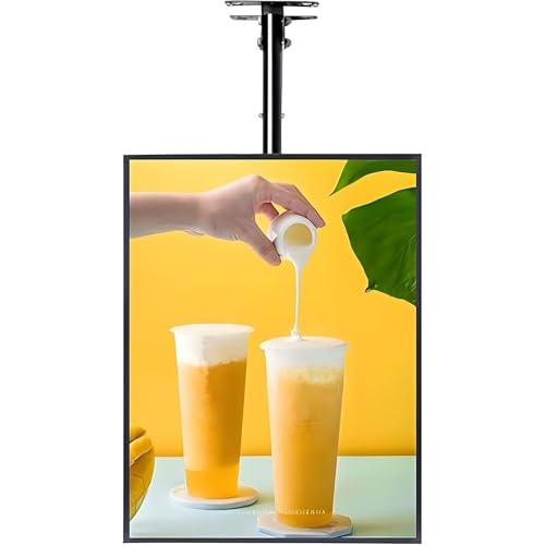 WANGYYDS Optimierte Elektronische Menütafel Für Restaurants Und Imbisswagen, Verfügt über EIN Schlankes LED-Leuchtkasten-Digital-Signage-Display Mit Schnapprahmen 60×100cm/23.6×39.4in von WANGYYDS
