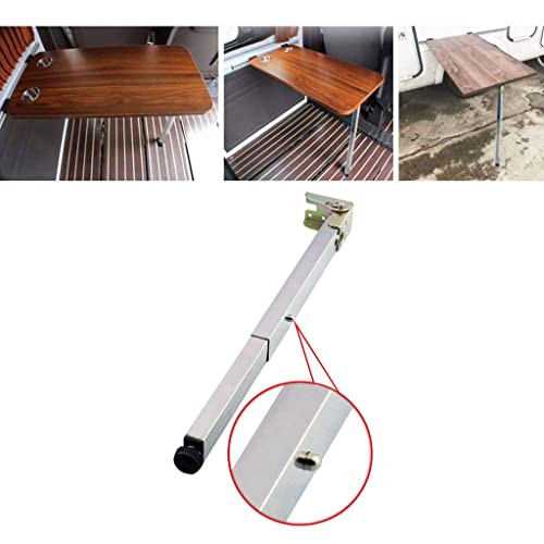 Tischbeine Edelstahl Klapp Teleskop Möbelbeine Wandbehang Esstisch DIY Kombination Tischbeine Höhenverstellbar Tischbeine, Basis Kann 1~2cm Verstellt Werden, Höhenauswahl(Size:60cm/23.6in) von ZOUXO