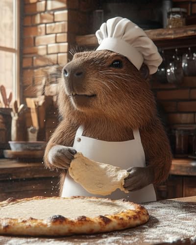 WANMIU Malen Nach Zahlen Erwachsene Pizzameister Capybara DIY Handgemalt Ölgemälde Leinwand Kits Mit Pinsels und Acrylfarbe Als Geschenke und Heimdekoration Ohne Rahmen 40 x 50 cm WANMIU Malen Nach Zahlen Erwachsene Pizzameister Capybara DIY Handgemalt Ölgemälde Leinwand Kits Mit Pinsels und Acrylfarbe Als Geschenke und Heimdekoration Ohne Rahmen 40 x 50 cm von WANMIU