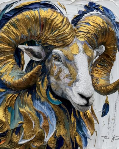 WANMIU Malen nach Zahlen Erwachsene Goldener Ruhm DIY Malen nach Zahlen Kits auf Leinwand Acrylmalerei mit Pinseln Leinwand Geschenke Kunsthandwerk 40 x 50 cm(rahmenlos) von WANMIU