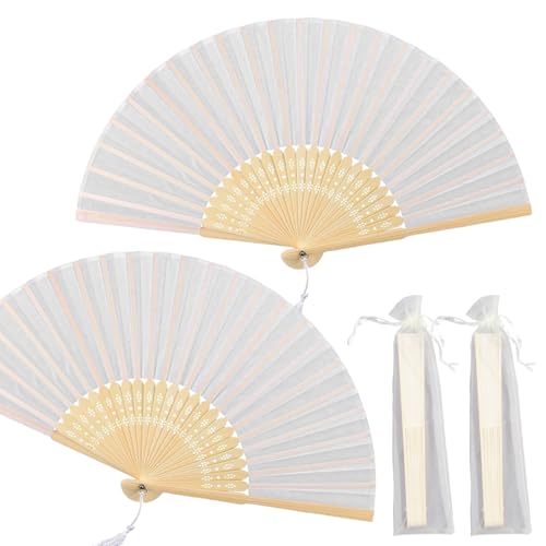 2 Stück Fächer Klein Weiß,Handfächer Klein Folding,Fächer Damen Faltbare,Fächer Personalisiert Faltfächer,Handfächer Sommer,Fächer Halbrunder,Hand Fan,Fächer Bambus,Für Aufführung Tanz Dekoration 2 Stück Fächer Klein Weiß,Handfächer Klein Folding,Fächer Damen Faltbare,Fächer Personalisiert Faltfächer,Handfächer Sommer,Fächer Halbrunder,Hand Fan,Fächer Bambus,Für Aufführung Tanz Dekoration von WANTUSHUI