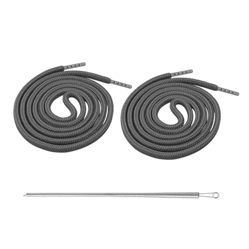2 Stück Kordel für Jogginghose Kordel für Hoodie mit Durchziehnadel, 160CM Kordeln Kordelzug Gummiband für Hosenbund, Hosen Hoodie Kordelband Drawstring für Sporthose Jogginghose Band Badehose Grau 2 Stück Kordel für Jogginghose Kordel für Hoodie mit Durchziehnadel, 160CM Kordeln Kordelzug Gummiband für Hosenbund, Hosen Hoodie Kordelband Drawstring für Sporthose Jogginghose Band Badehose Grau von WANTUSHUI