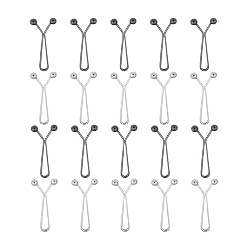 20-Stück Hose Enger Machen Clip,Hosenbund Enger Machen,Hosen Taillenspanner,Waist Tightener Clip,Kein Nähen Jean Knopfnadeln Knöpfe,Waist Pins Verstellbaren,Kleider Rock Tightener,Hosen Verkleinern von WANTUSHUI