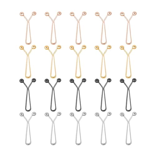 20-Stück Hose Enger Machen Clip,Hosenbund Enger Machen,Hosen Taillenspanner,Waist Tightener Clip,Kein Nähen Jean Knopfnadeln Knöpfe,Waist Pins Verstellbaren,Kleider Rock Tightener,Hosen Verkleinern von WANTUSHUI