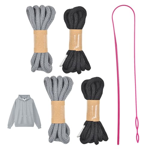 4 Stück Kordel für Jogginghose,Hosenbund und Hoodie,Ersatz Bands für Ersatzschnüre Kordel mit einfachem Einfädler Jogginghosen Shorts Hosen Kapuzenpullover 140 cm Kordelenden Metall Ersatz-Saiten 4 Stück Kordel für Jogginghose,Hosenbund und Hoodie,Ersatz Bands für Ersatzschnüre Kordel mit einfachem Einfädler Jogginghosen Shorts Hosen Kapuzenpullover 140 cm Kordelenden Metall Ersatz-Saiten von WANTUSHUI