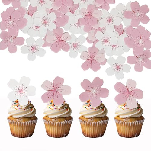 60 Stück Esspapier Blumen Cupcake,Torten Deko Essbare Blüten Kuchen,Essbare tortendeko Edible,Tortendeko Geburtstag Gänseblümchen,Kirschblüten,Tortendeko Blumen Essbar,Torte,Cake Topper Happy Birthday 60 Stück Esspapier Blumen Cupcake,Torten Deko Essbare Blüten Kuchen,Essbare tortendeko Edible,Tortendeko Geburtstag Gänseblümchen,Kirschblüten,Tortendeko Blumen Essbar,Torte,Cake Topper Happy Birthday von WANTUSHUI