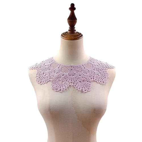 WANYI 1 Stück Bestickter Spitzenkragen Abnehmbarer Blusenkragen Einsatz Damen Ausschnitt Applique Patch Spitze Kragen Verzieren für Brautkleid, Röcke, Strickwaren WANYI 1 Stück Bestickter Spitzenkragen Abnehmbarer Blusenkragen Einsatz Damen Ausschnitt Applique Patch Spitze Kragen Verzieren für Brautkleid, Röcke, Strickwaren von WANYI