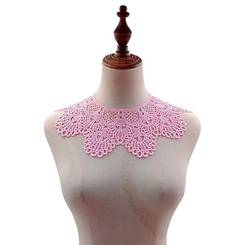 WANYI 1 Stück Bestickter Spitzenkragen Abnehmbarer Blusenkragen Einsatz Damen Ausschnitt Applique Patch Spitze Kragen Verzieren für Brautkleid, Röcke, Strickwaren WANYI 1 Stück Bestickter Spitzenkragen Abnehmbarer Blusenkragen Einsatz Damen Ausschnitt Applique Patch Spitze Kragen Verzieren für Brautkleid, Röcke, Strickwaren von WANYI
