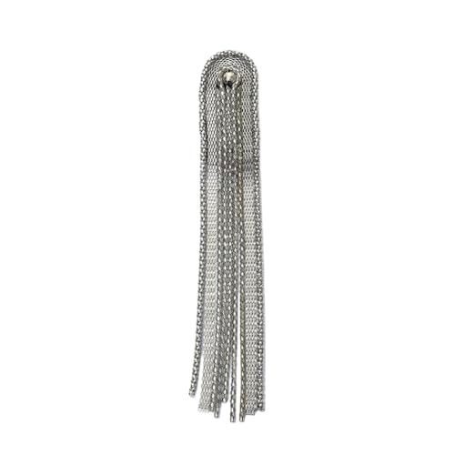 WANYI 1 Stück Epauletten Quasten Schulterklappen Silber Punk Fransen Mode Schulterklappen mit Schulterkette Uniformzubehör Schulter Dekoration für Anzug Jacken WANYI 1 Stück Epauletten Quasten Schulterklappen Silber Punk Fransen Mode Schulterklappen mit Schulterkette Uniformzubehör Schulter Dekoration für Anzug Jacken von WANYI