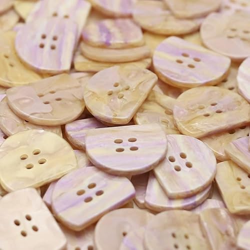WANYI 10 Stück Knöpfe zum Annähen, Knopf Kinderknöpfe mit Loch Harz Knöpfe in Verschiedenen Formen Bastelknöpfe für DIY Nähen Kleidung, Bastelprojekte, Kinderbasteln(C) von WANYI