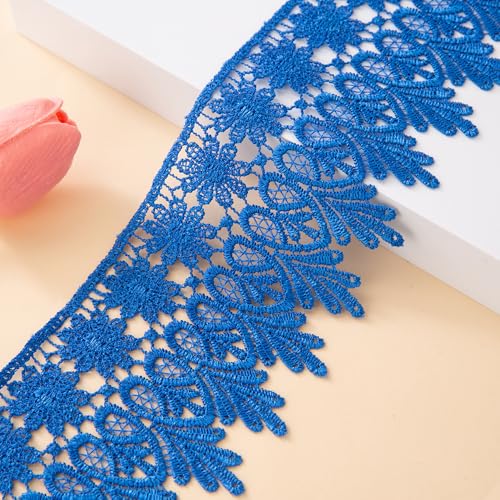 WANYI 10 Yards Spitzenband 8.5CM Breit Spitzenborte Spitzenbordüre Stickerei Blumenmuster Vintage Spitze Bordüre Stoff für Geschenkband DIY-Basteln WANYI 10 Yards Spitzenband 8.5CM Breit Spitzenborte Spitzenbordüre Stickerei Blumenmuster Vintage Spitze Bordüre Stoff für Geschenkband DIY-Basteln von WANYI