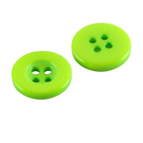WANYI 100 Stück Bunte Knöpfe zum Annähen Kinderknöpfe Candy Farben Bastelknöpfe Knopf 4 Loch 18mm Knöpfe für Strickjacke Kleidung Dekoration DIY Handwerk von WANYI
